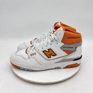 New Balance 650 Men Size 11.5D BB650RCL White Orange Canyon Training Shoes